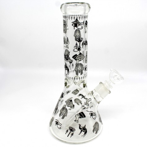 12'' Heavy  Beaker With Picture Art Water Pipe G-G 