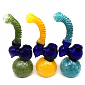 9'' BIG BASE WITH BLUE TUBE ASSORTED COLOR DUTY BUBBLER LARGE SIZE 