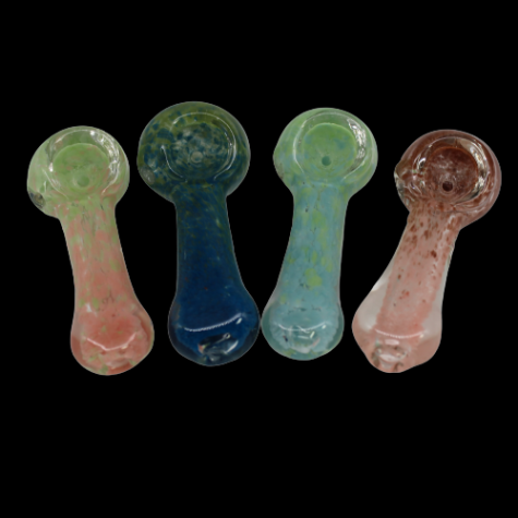 3'' MIXED COLOR GLASS HAND PIPE 