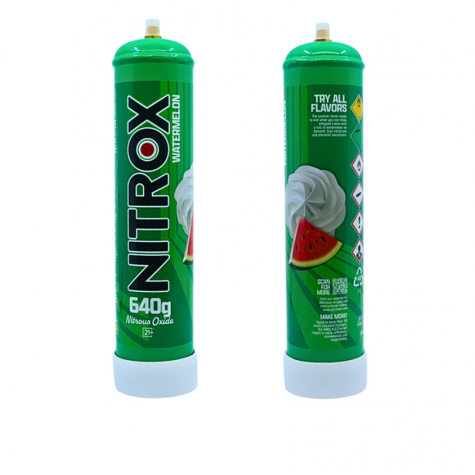 Nitrox Flavored Cream  Cylinders -640g - 6CT(FOR FOOD PREPARATION ONLY)