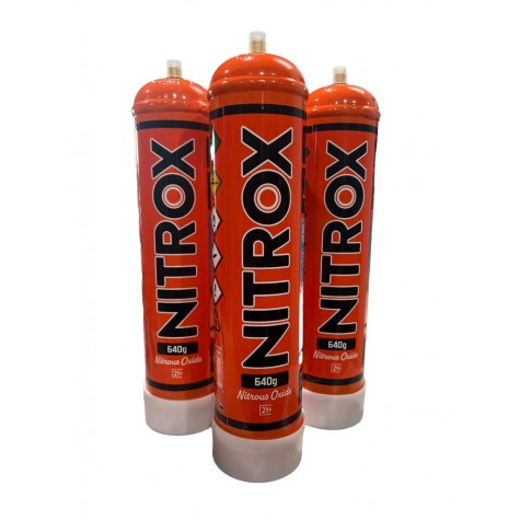 Nitrox Cream Charger Cylinders -640g - 6pcs Display