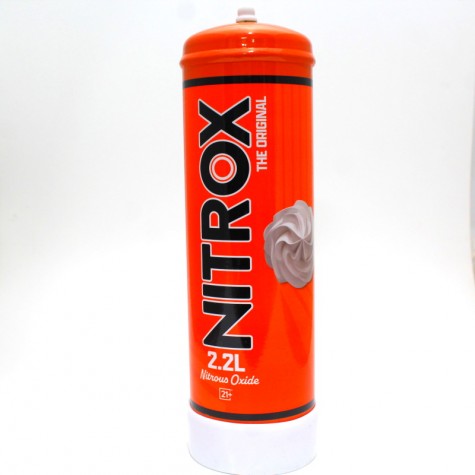 Nitrox Cream Charger Cylinders -2.2L - 4pcs Display (FOR FOOD PREPARATION ONLY)