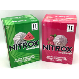 Nitrox Flavored Cream  Cylinders -640g - 6CT(FOR FOOD PREPARATION ONLY)