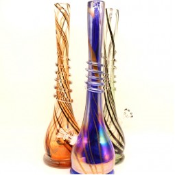 16.5'' Heavy Vase Style Soft Glass Water Pipe G-G 