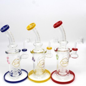 9'' CALI CLOUDX PERCOLATOR DAB RIG WATER PIPE WITH 14 MM MALE BANGER 