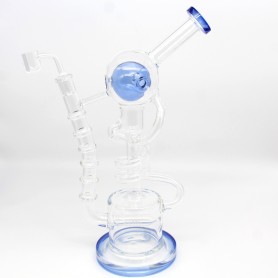 13'' COIL RECYCLE DESIGN HEAVY WATER PIPE WITH 14 MM MALE BANGER 