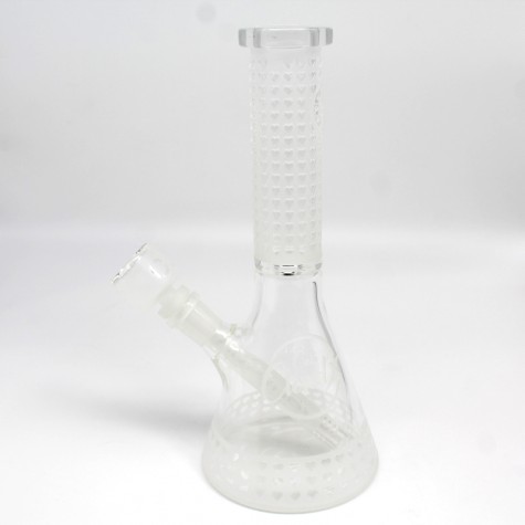 10'' CALI CLOUDX WHITE FROSTED BEAKER WATER PIPE G-G 