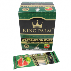 KING PALM WATERMELON WAVE 2 MINIS ROLLS PER PACK / 20 PACK PER BOX 