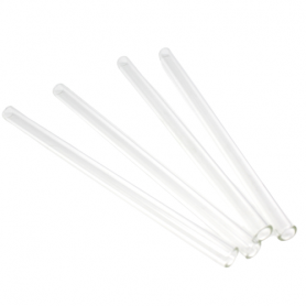 8'' CLEAR  GLASS TUBE  (20 PIECES PER PACK)