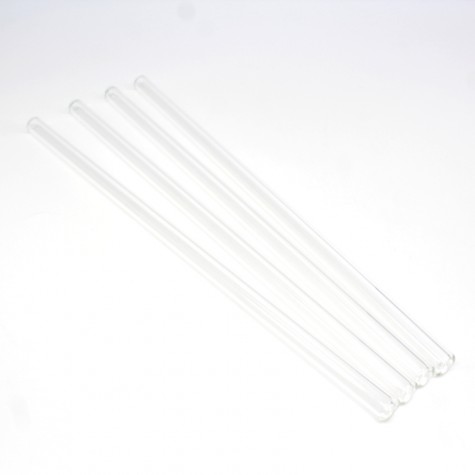 12'' CLEAR   Clear Glass tube (20 PIECES PER PACK)