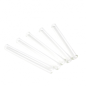 4'' CLEAR Glass Tube  (50 PIECES PER PACK)