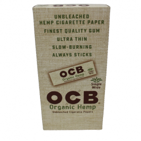 OCB ORGANIC HEMP SINGLE WIDE 24 BOOKLETS