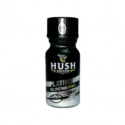 Hush Kratom Platinum Shot Extract - 10mL (12ct)