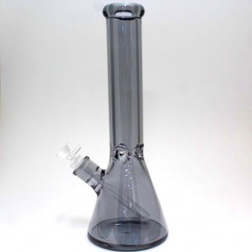 14'' Colorful Beaker base   9 MM  Heavy Duty Water Pipe With 14 MM Male Bowl Glass On Glass