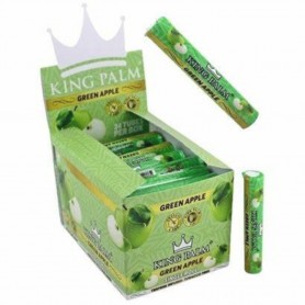 King palm Green Apple Single Roll 24 Tubes Per Box