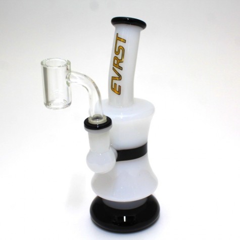 7" Evrst Curve Dab Rig Water Pipe with 14mm Male Banger