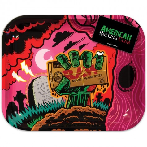 14'' / 11'' RAW Zombie Rolling Tray - Large