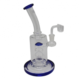 10'' TRIPLE RING PERCOLATOR WATER PIPE WITH 14 MM MALE BANGER 