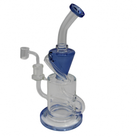 10.5'' Flat Bottom Recycle Design Water Pipe With 14 MM Male Banger 
