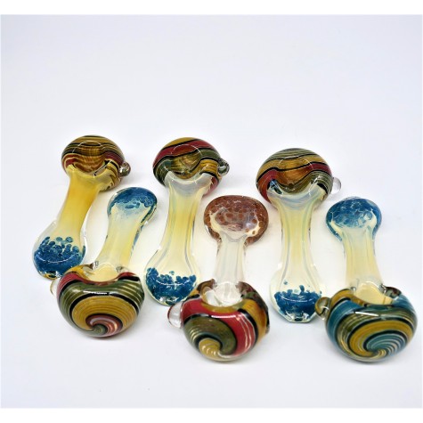 4" COLOR SWIRL HAND PIPE