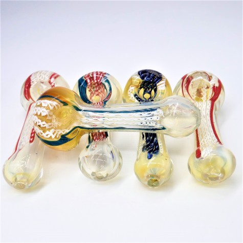 4" BIG MOUTH FRONT COLOR DESIGN HAND PIPE