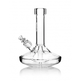 Small  Wide Base  Water Pipe In Clear Accents By GRAV 