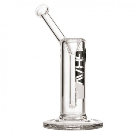 Small Upright Bubbler Clear  BY GRAV 