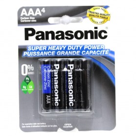 Panasonic AAA4 Super Heavy Duty Power Battery 4 Per Pack