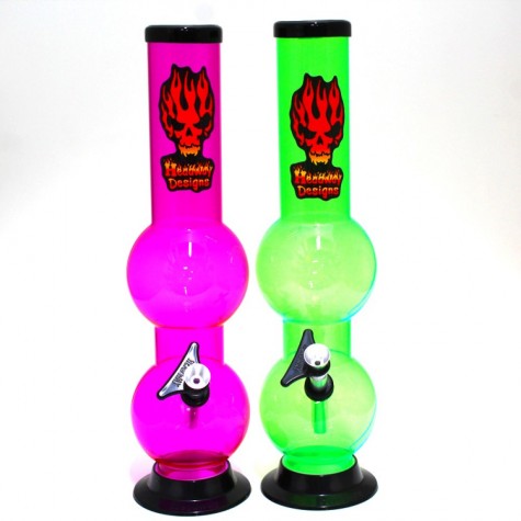 14'' Headway Designs Acrylic Double Bubble Water Pipe