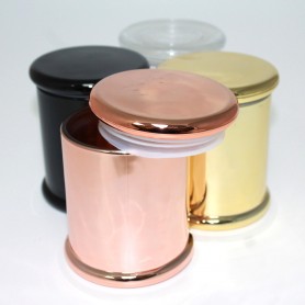 Glass Jar Assorted Color With Lid Large Size