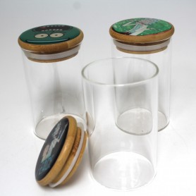 Glass Jar Top Sticker Assorted Design Medium Size