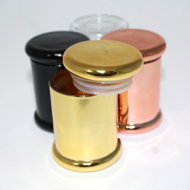 Glass Jar Assorted Color With Lid Small Size