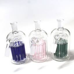Ash Catcher Assorted Color With Tree Percolator 14 MM Female to 14 MM Male