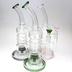 11'' Ribbed Neck Design Water Pipe G-G