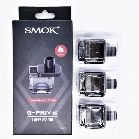 Smok G-Priv Pod Empty LP2 Pod 3pcs 5.5ml