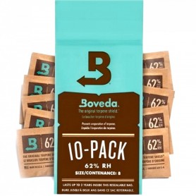 Boveda 2 - way Humidor Control 62% RH Size/Contenance : 8 / 10 Pack