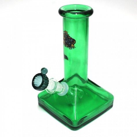 7'' Square Base New Design Solid Color Water Pipe G-G