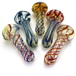 3'' Swirl Color Glass Hand Pipe