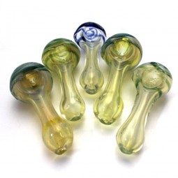 3'' Swirl Color Head Glass hand Pipe