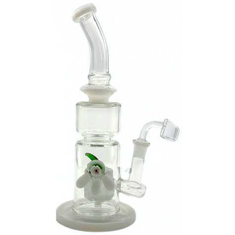 10'' Assorted Fruit Design Percolator Water Pipe With 14 MM Banger