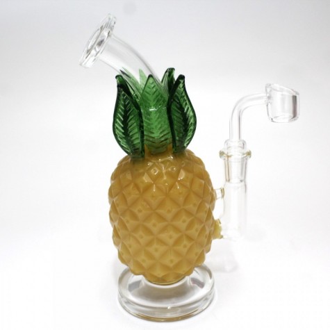 8'' Pineapple Shape Design Water Pipe With 14 MM Male Banger