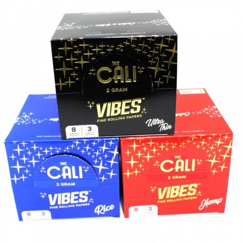 Cali Vibes Cones 2 gram 8 Packs Per Box 3 Calis Per Pack