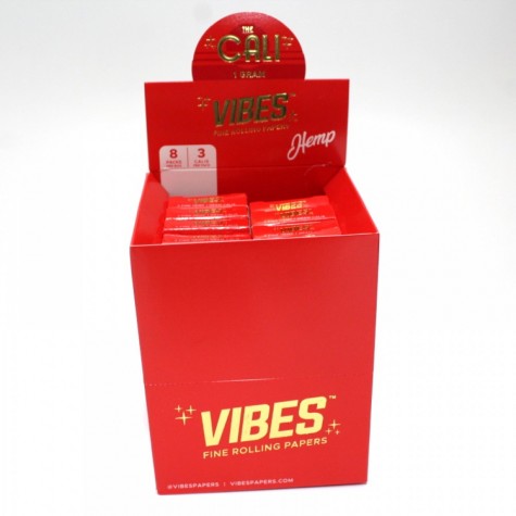 Cali Vibes Cones  1 gram 8 Packs Per Box 3 Calis Per Pack