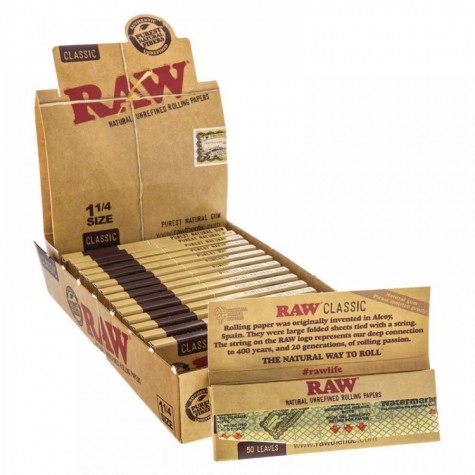 Raw Classic 1 1/4 Size 24 per pack