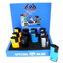 Special Blue Triple Shot Torch Lighter 12 Per pack