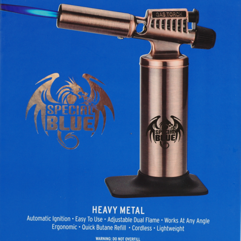Special Blue Heavy Metal Torch Lighter
