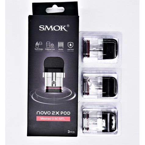 Smok NOVO 2X Pod Meshed 0.9 MTL 3pcs