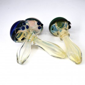 5" METALLIC 2 RING HEAVY COLOR HAND PIPE
